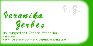 veronika zerbes business card